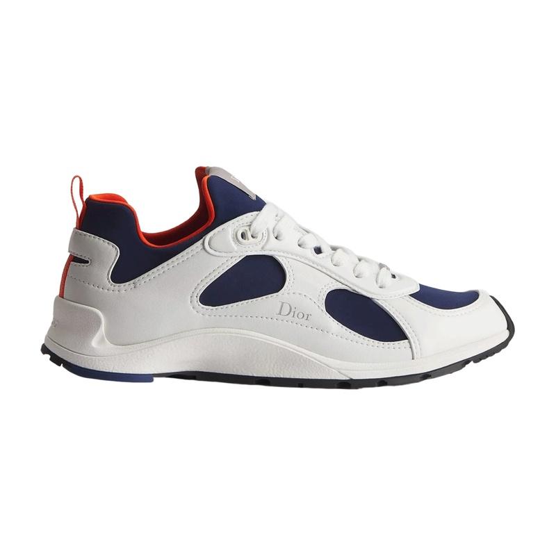 DIOR Mile Men’s Low-Top Sneakers White Leather