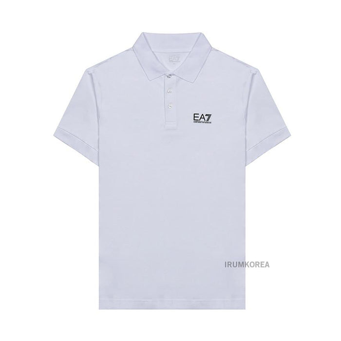 EA7 Men’s Stretch Polo T-Shirt 8NPF14 PJVQZ 1100