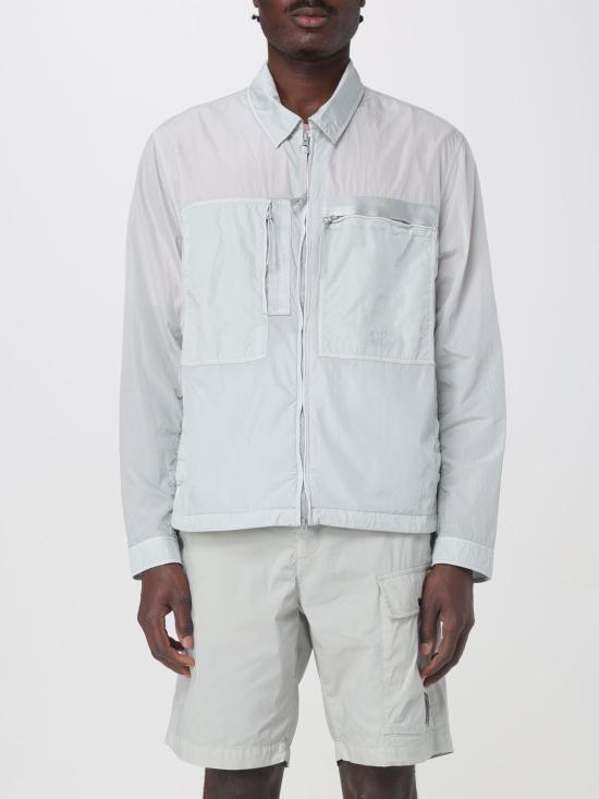 CP Company Chrome-R Chest Zip Pocket Overshirt Long Sleeve Shirt