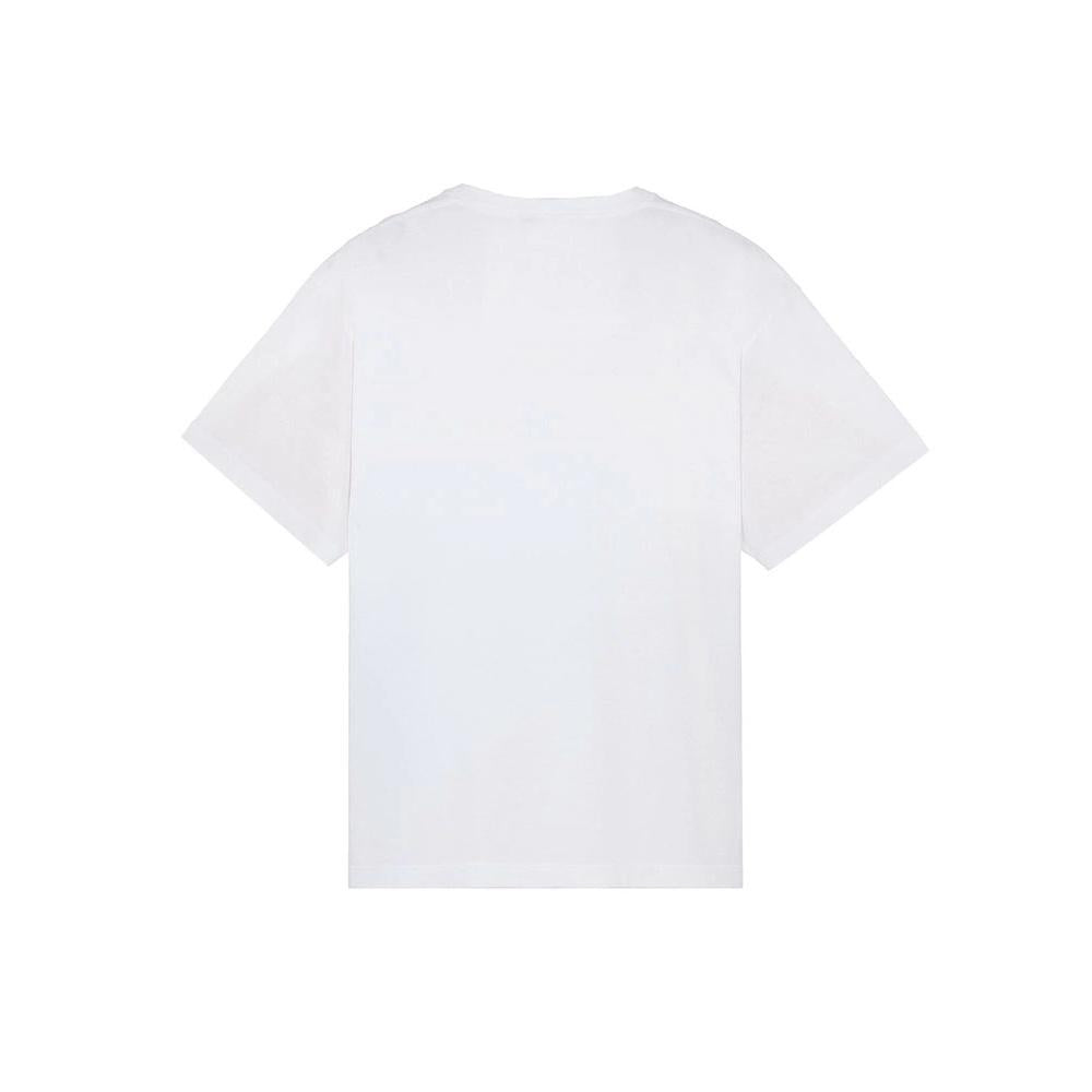 STONE ISLAND Logo Print Short Sleeve T-Shirt for Men White
