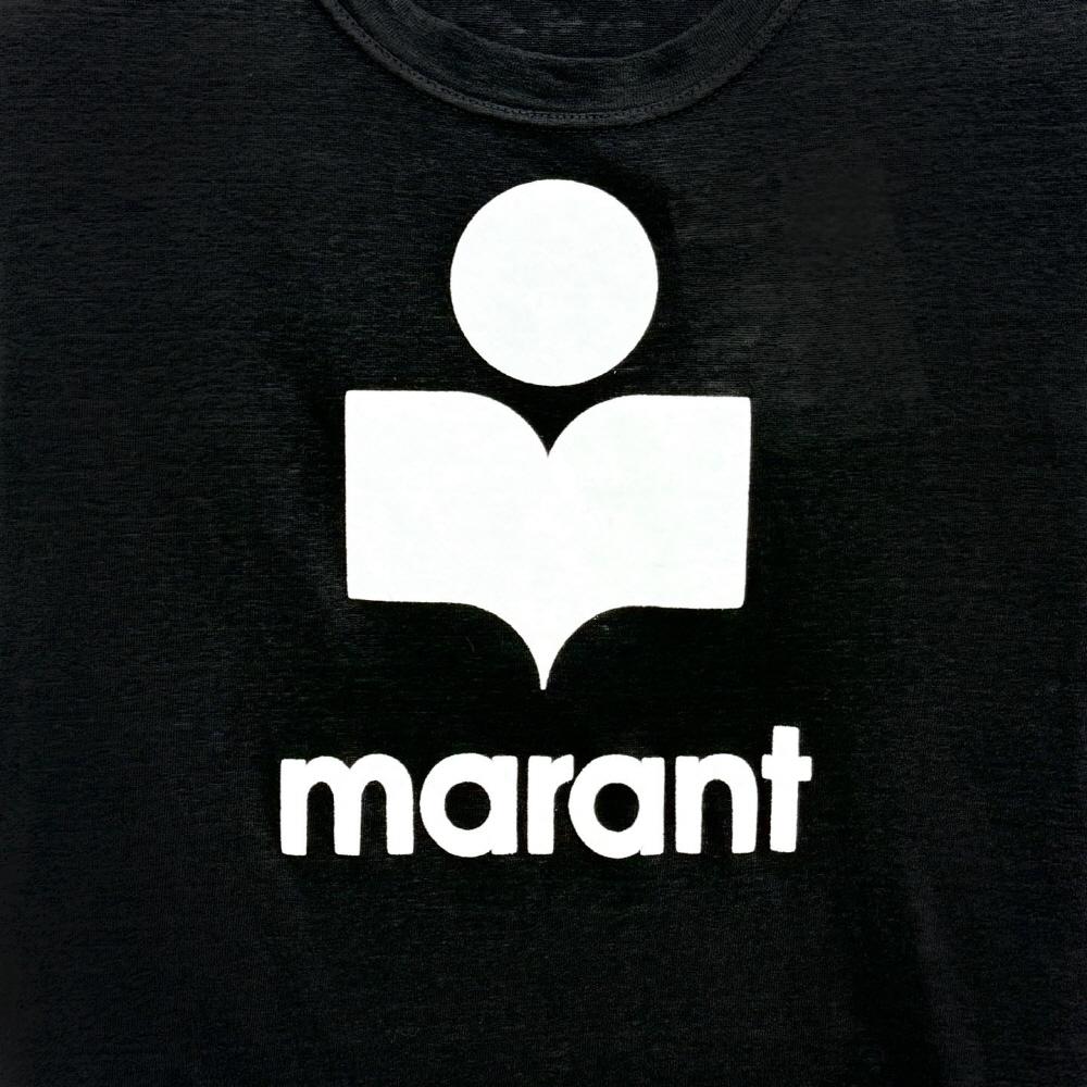 Isabel Marant Linen Logo Short-Sleeve T-Shirt Unisex TS0045