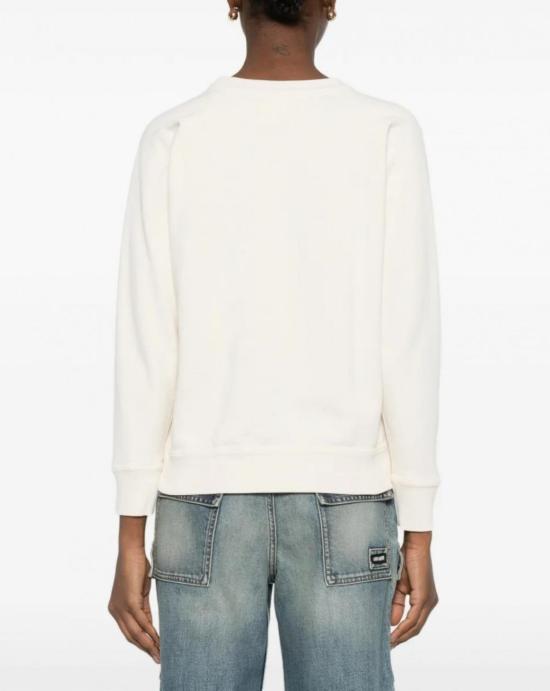 Isabel Marant Ecru Pink Long Sleeve Sweatshirt SW0160 FA D1M04E