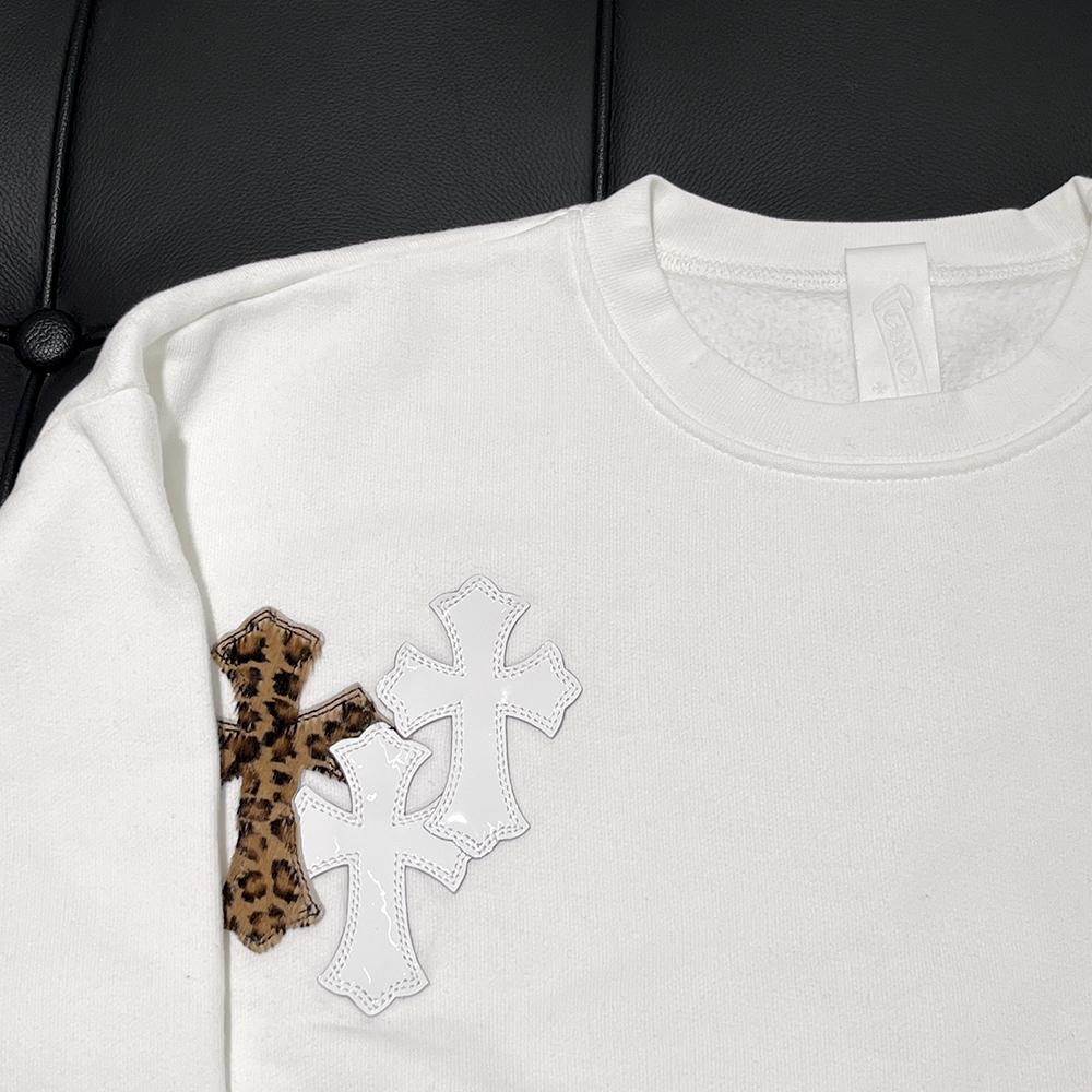 Chrome Hearts Paper Jam Patch White Sweatshirt Unisex