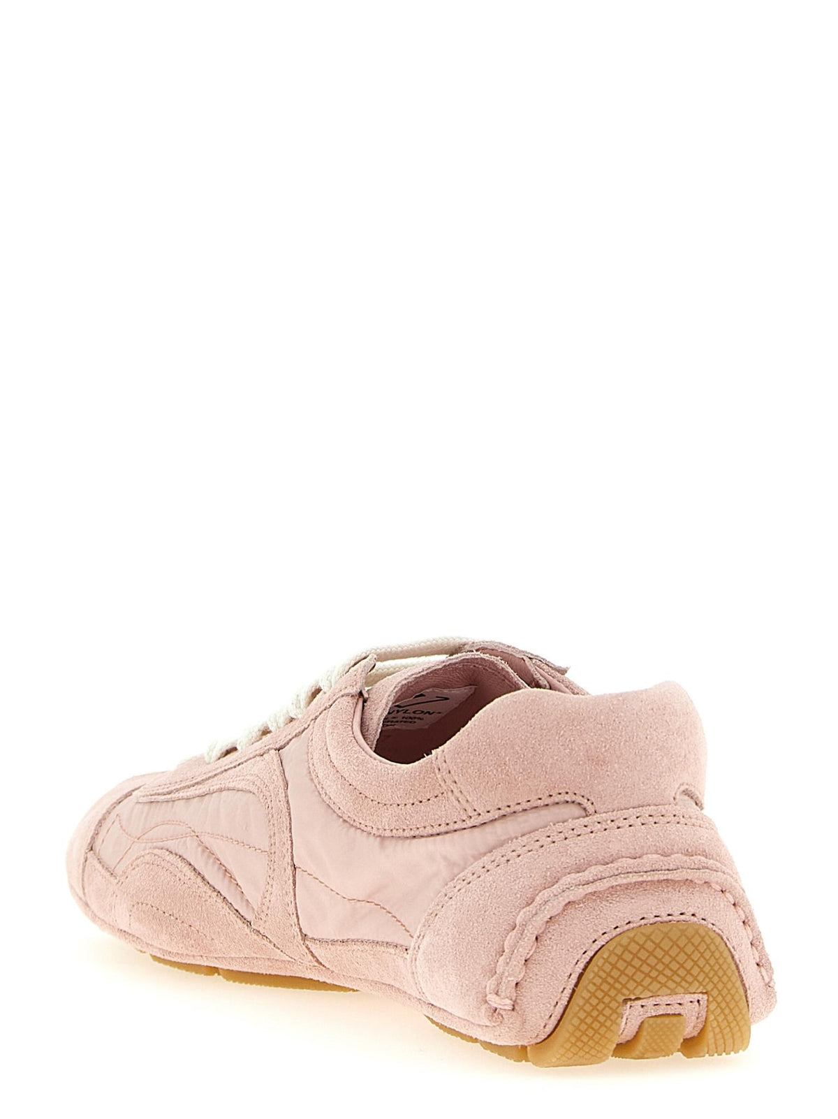 PRADA White Leather Low-Top Sneakers