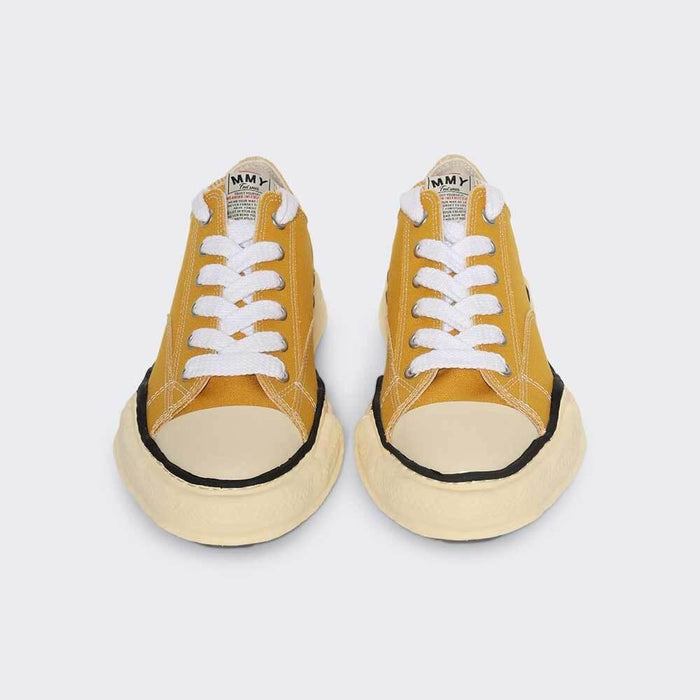 Maison Mihara Yasuhiro Yellow Canvas Low Top Sneakers