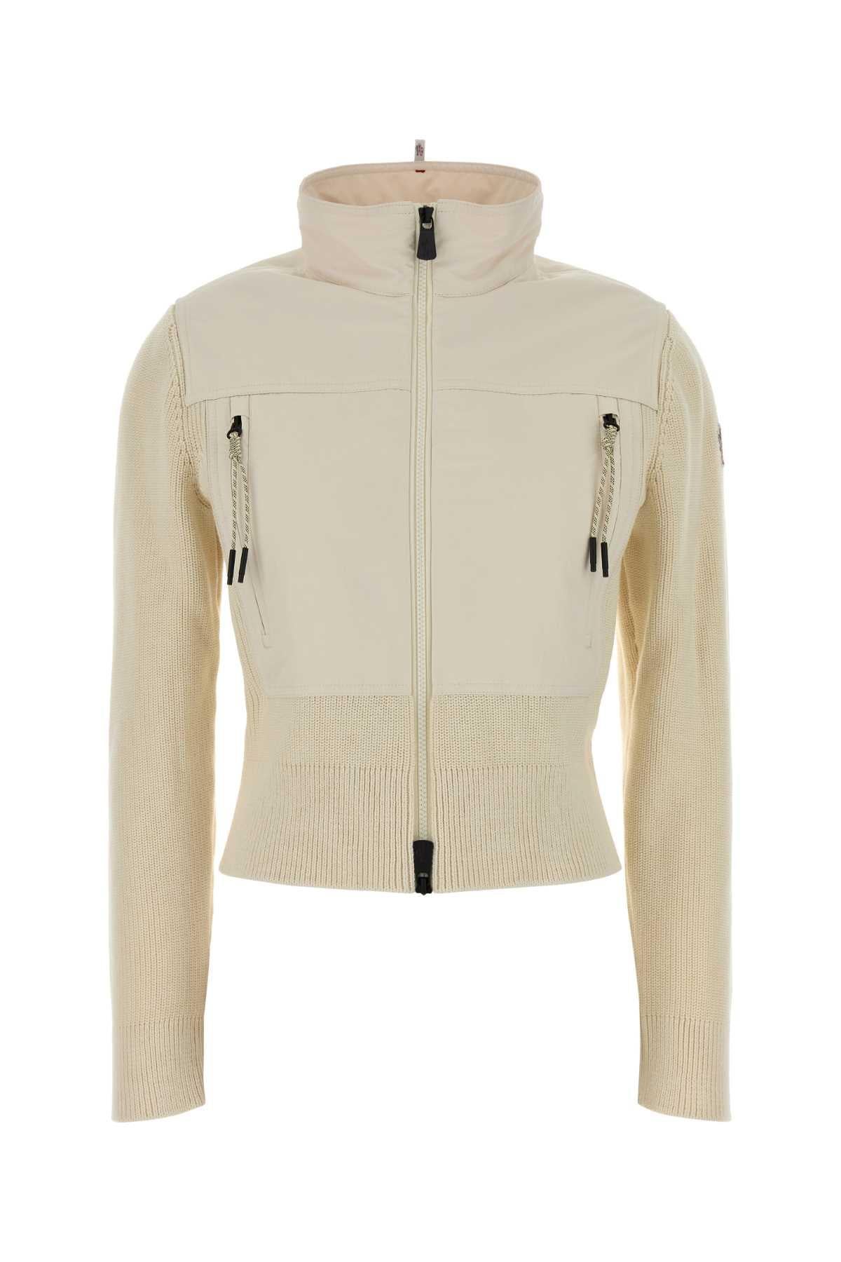 Moncler Zip-Up Knit Jacket for Women