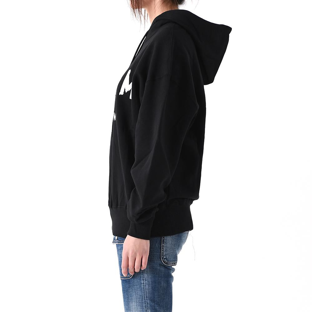 MSGM Brushed Logo Hoodie Black Women’s Hoodie