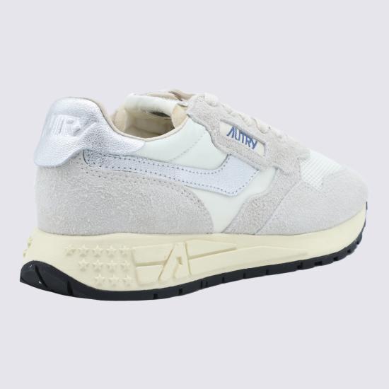 AUTRY Rewind Sneakers Sand White Silver Women’s Sneakers