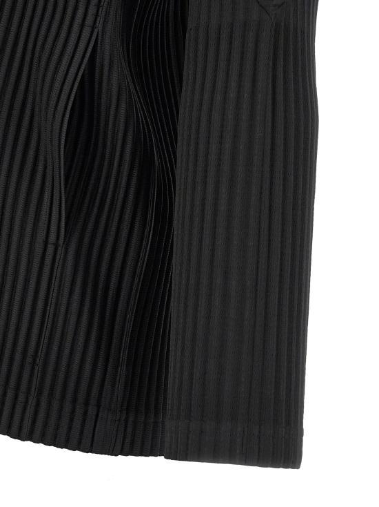 Issey Miyake Homme Plissé Black Pleated Jacket