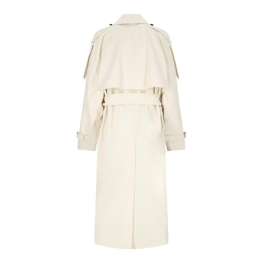 BURBERRY Gabardine Long Trench Coat for Women