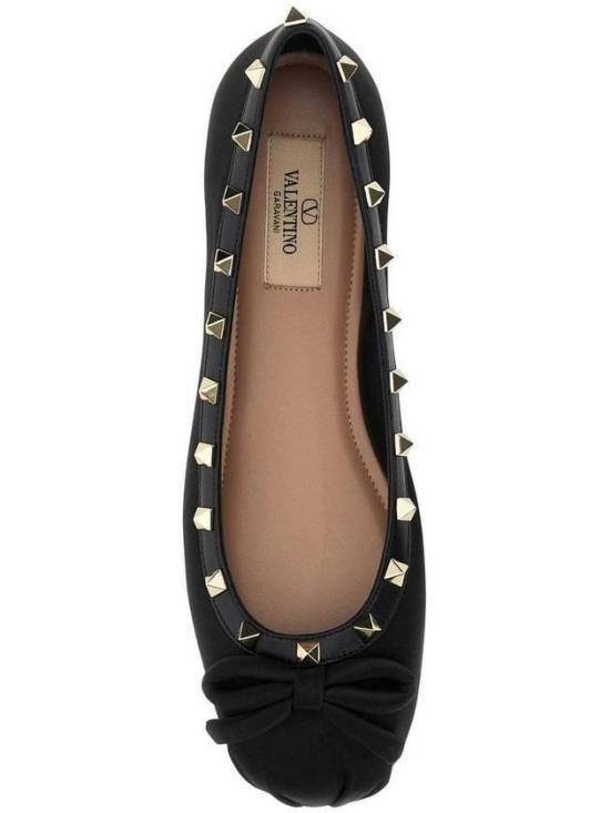 VALENTINO Garavani Leather Ballet Flats 4W0S0HQ5 SWH 0NO BLACK DOM