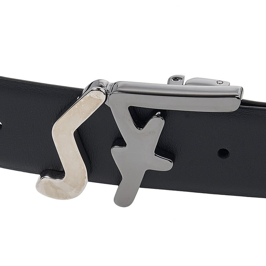 Ferragamo Men’s SF Logo Reversible Leather Belt 67 A251 NERO HICKORY 0734199