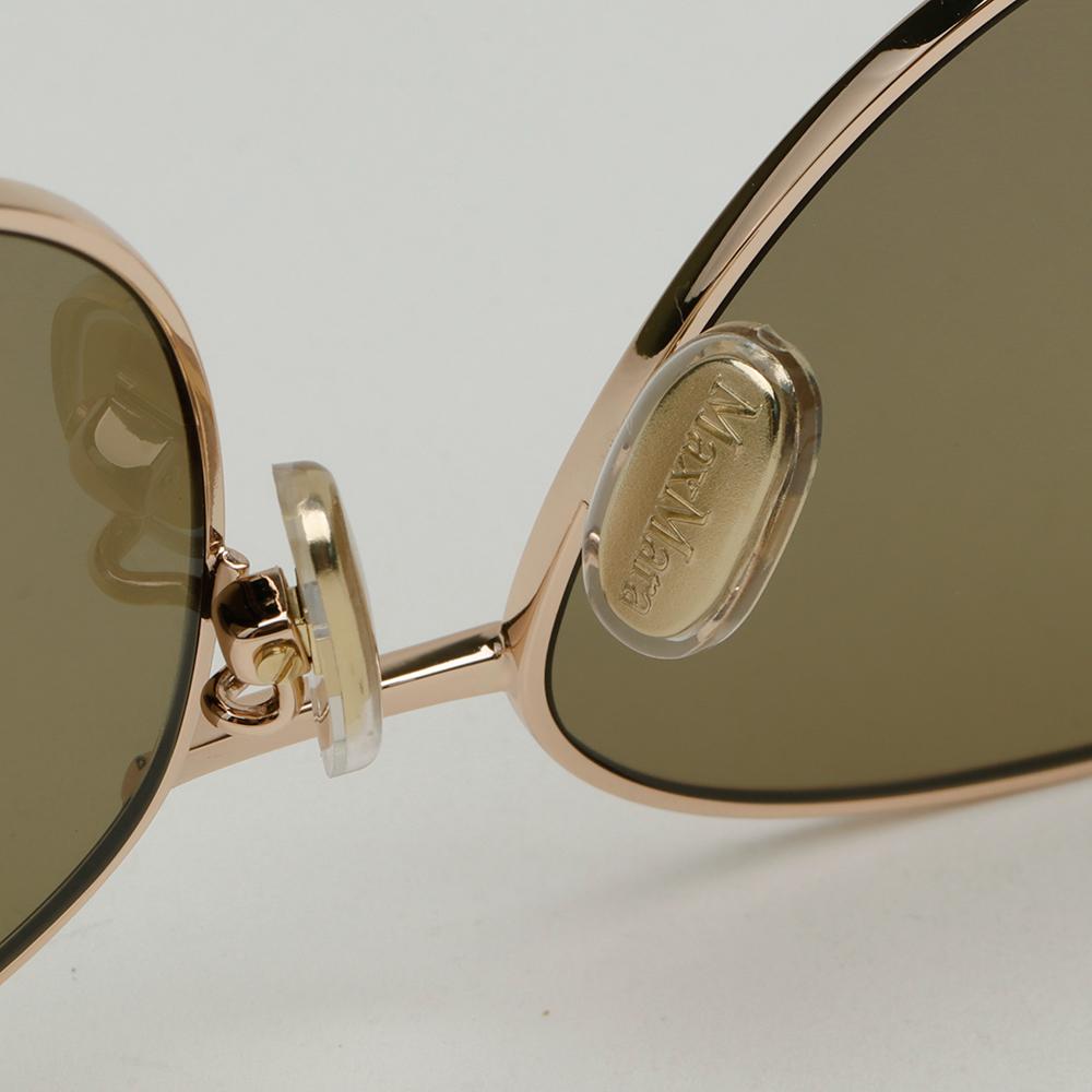 Max Mara Polygon Metal Sunglasses Asian Fit Unisex MM0114K 32E