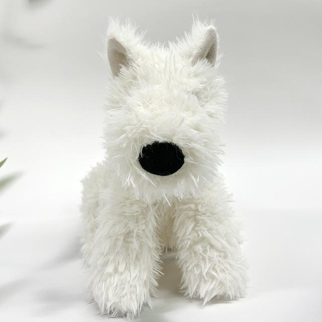 jELLYCAT Monroe Scottie Dog Keyring White Accessory