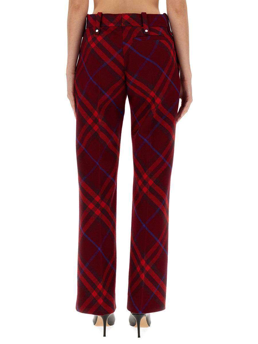 BURBERRY Black Wool Tailored Classic Pants
