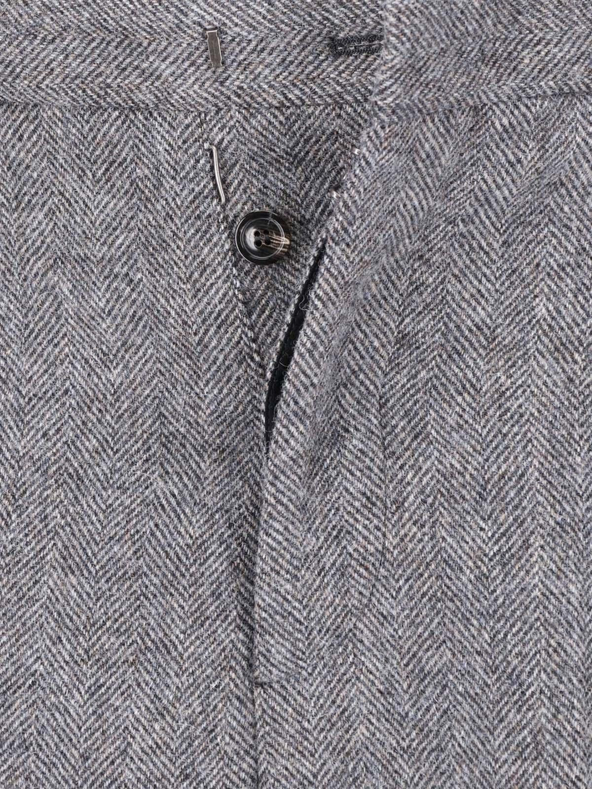 Maison Margiela Black Wool Suit Trousers for Men