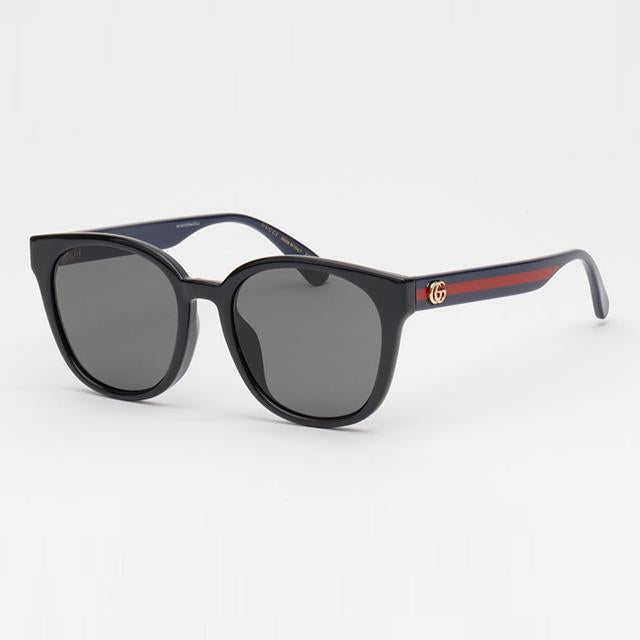 GUCCI Black Acetate Square Sunglasses Unisex