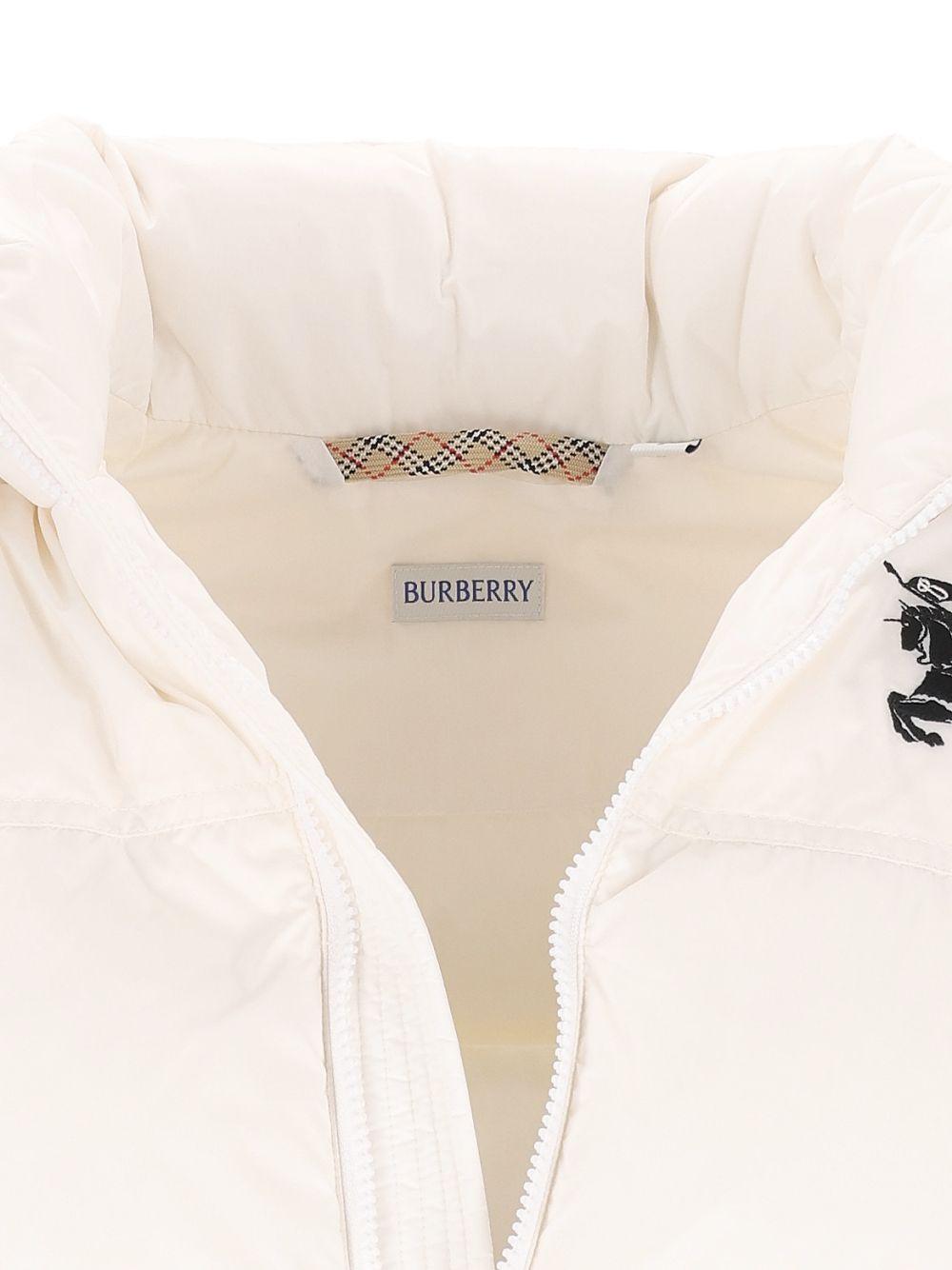 BURBERRY Black Nylon Down Puffer Jacket for Men