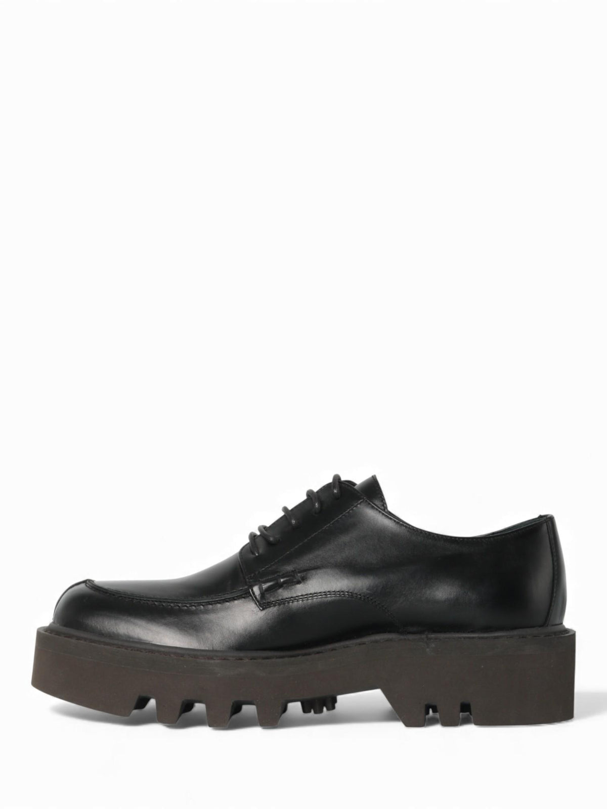 Dries Van Noten Women's Black Platform Lace-Up Derby Shoes WW232 770 QU127 900