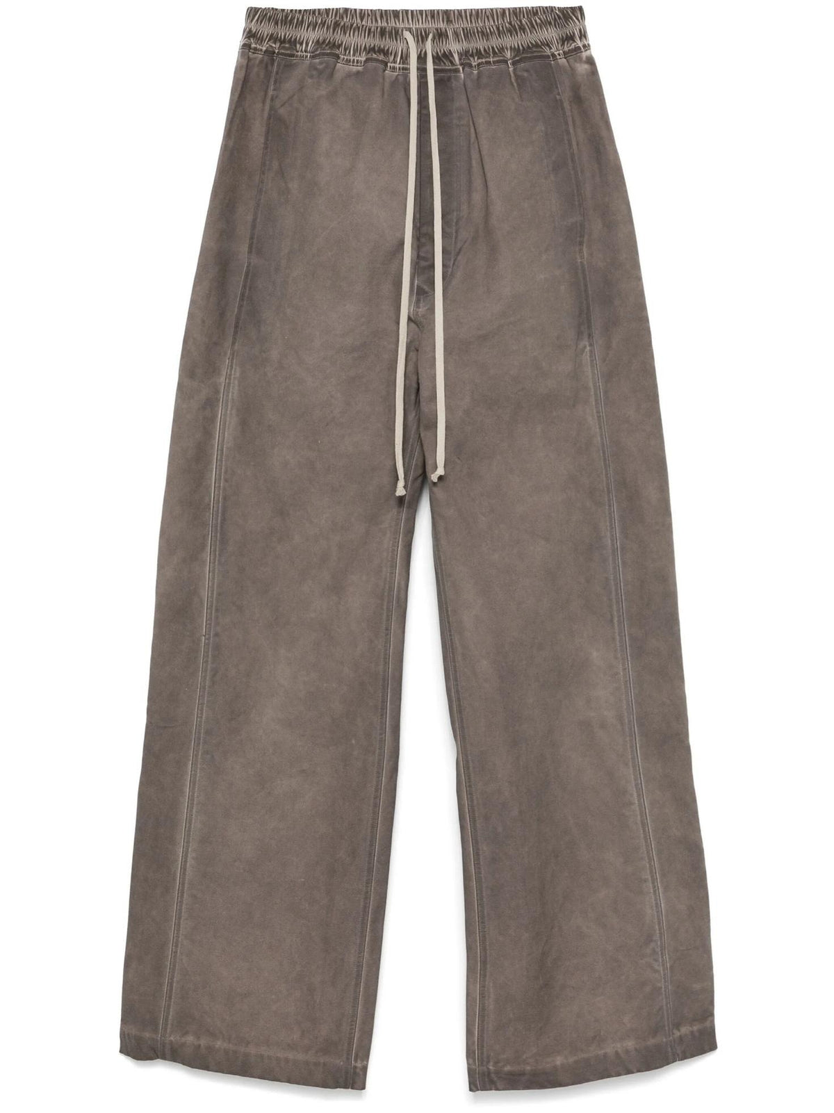 Rick Owens DRKSHDW Cotton Canvas Pusher Pants Dust Joggers DU01E3393 CVS 34