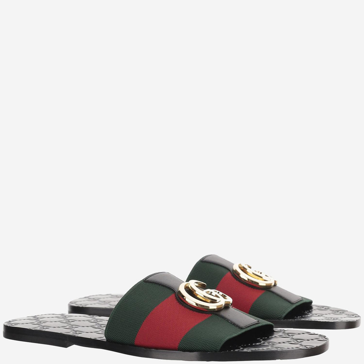 GUCCI Leather Brown Sandals for Men