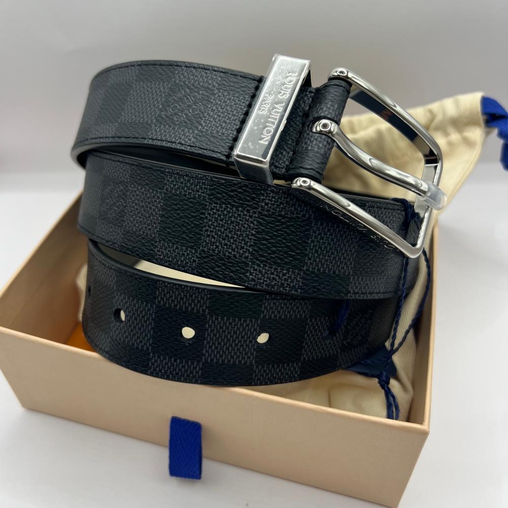 Louis Vuitton Damier Pont Neuf 35mm Men's Belt M8200T