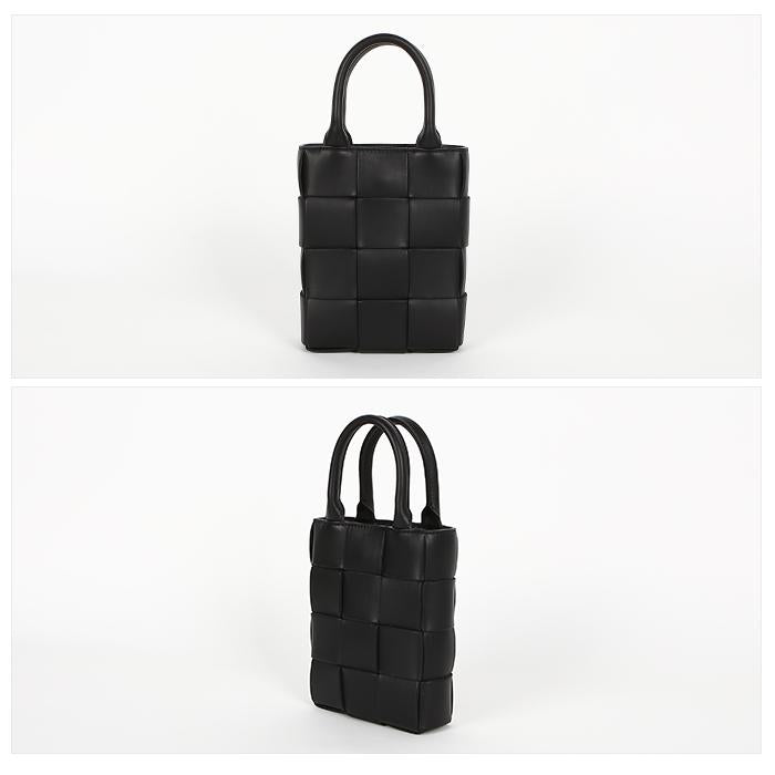Bottega Veneta Mini Cassette Tote Bag Beige Leather