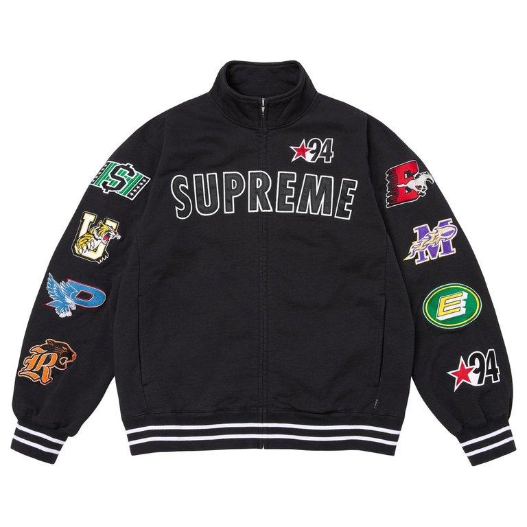 Supreme Mascot Zip-Up Sweatshirt Jacket Bomber Black Unisex