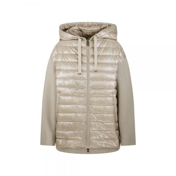 Herno Beige Ultralight Mixed Down Puffer Jacket MP000156D 72098 1985