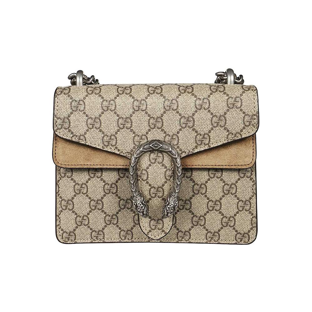 GUCCI Beige Dionysus Supreme Shoulder Bag 421970 KHNRN 8642
