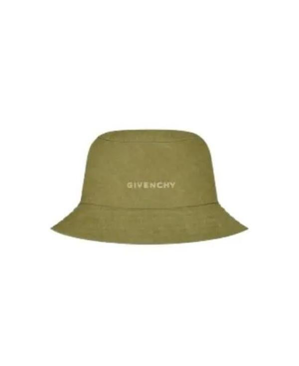 GIVENCHY Canvas Bucket Hat Green BPZ05 BP0VX 305