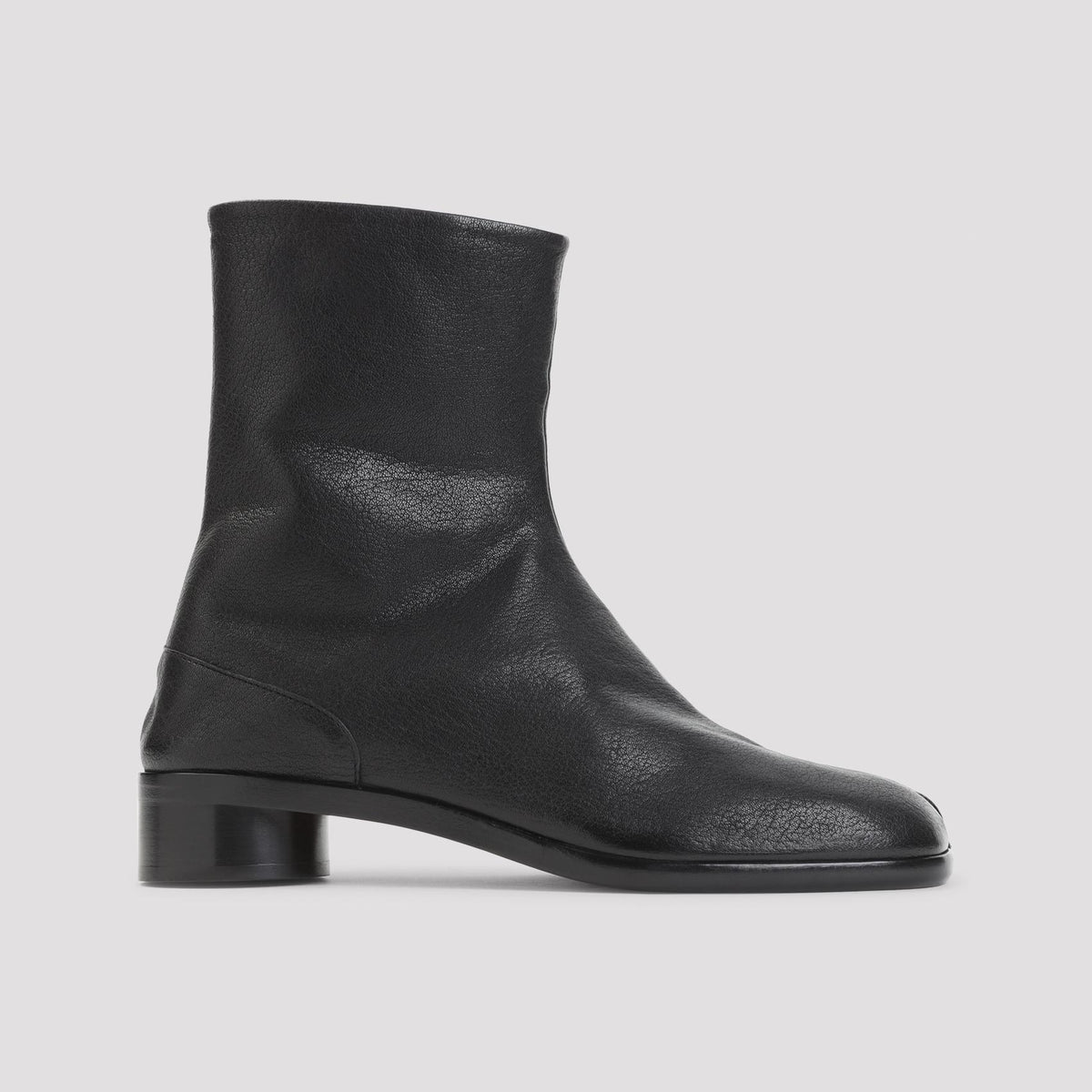 Maison Margiela Black Leather Mid Boots