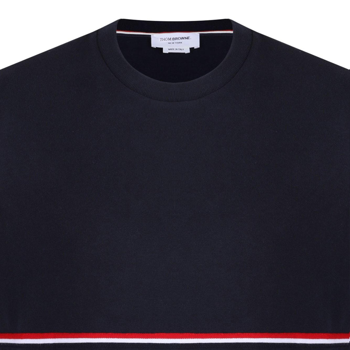 THOM BROWNE Cotton Short Sleeve T-Shirt