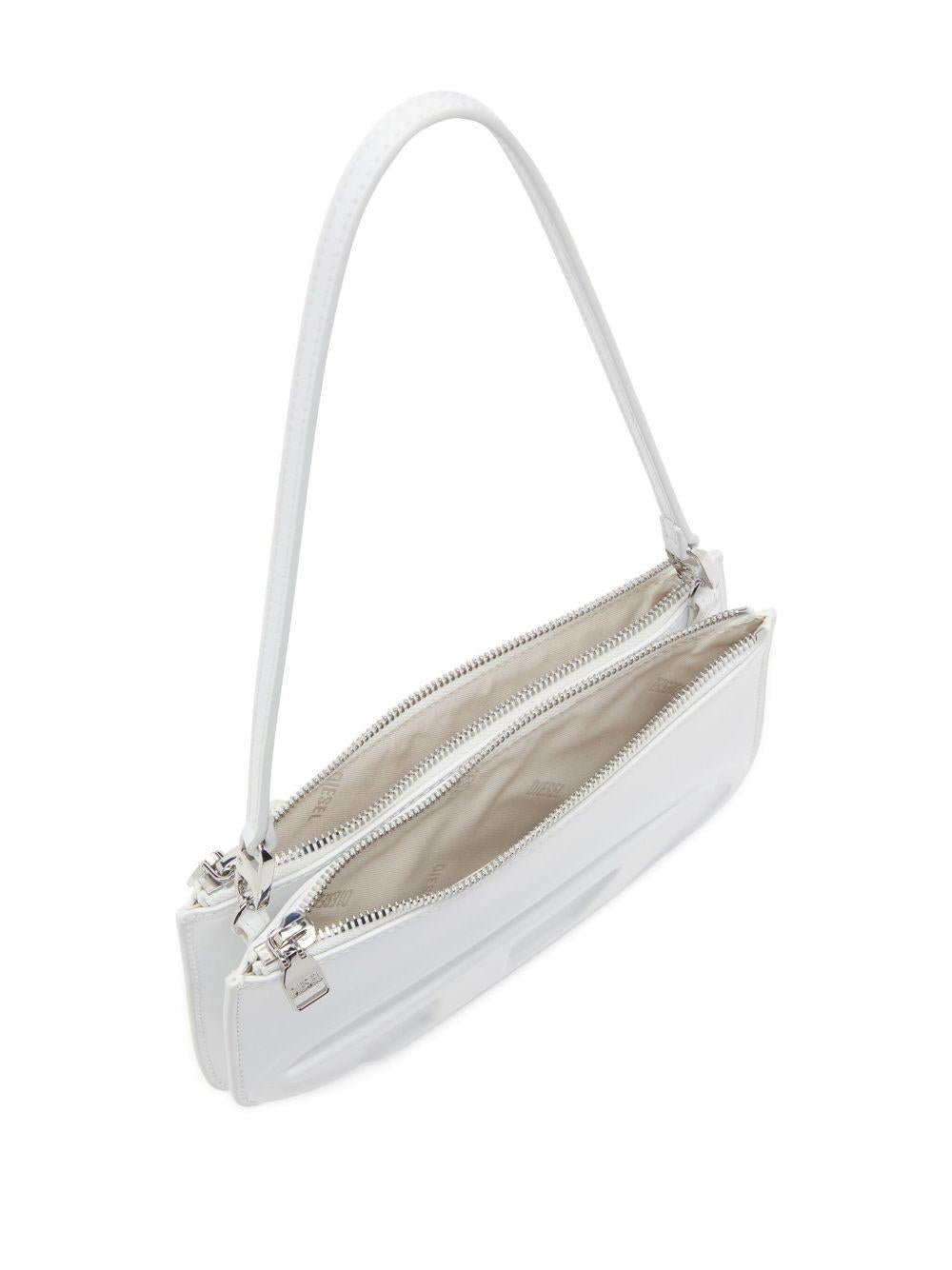 DIESEL Black Leather Shoulder Bag