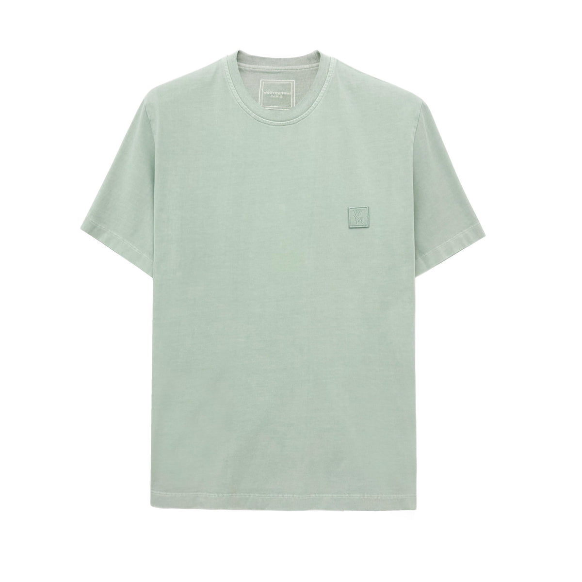 WOOYOUNGMI Mint Back Logo Short Sleeve T-Shirt W261TS07 783M