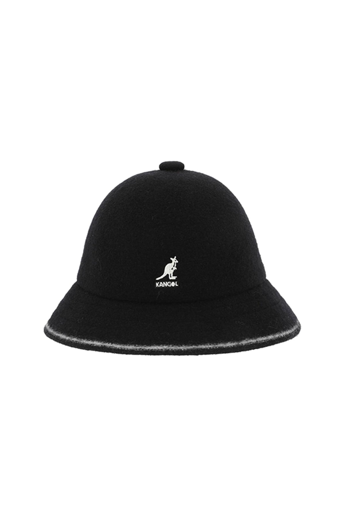 KANGOL Black/Off-White Unisex Bucket Hat K3181ST BLACK OFF WHITE