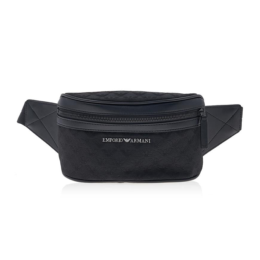 Emporio Armani Men’s Jacquard Belt Bag Crossbody