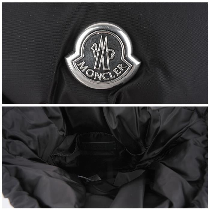Moncler CARADOC Water-Repellent Bucket Bag Black