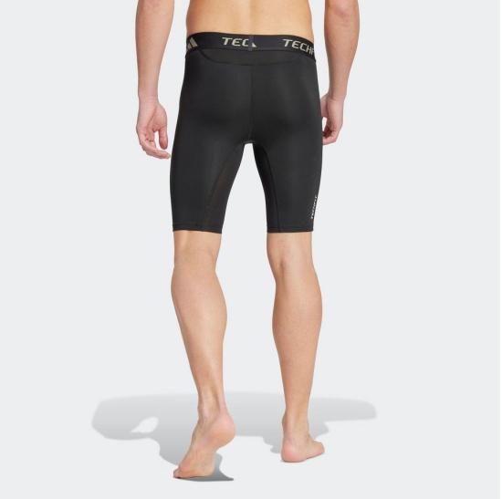 Adidas Techfit Compression Training Short Leggings for Men IN5591 Black DOM
