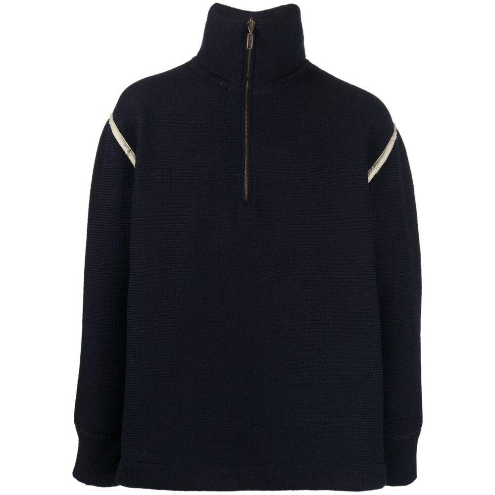 Maison Margiela Black Cotton Crewneck Sweatshirt for Men
