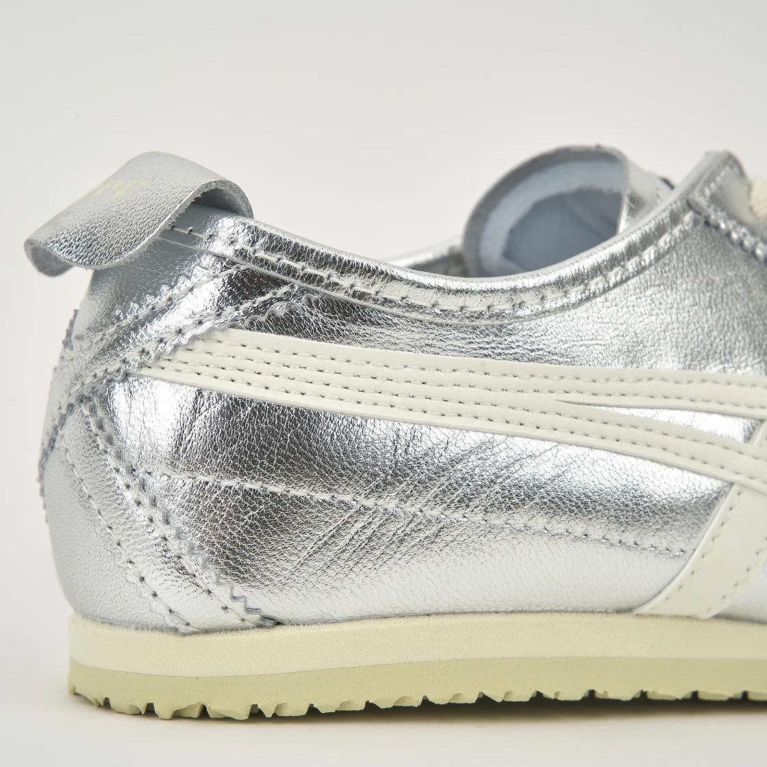 Onitsuka Tiger Mexico 66 Silver Low Top Sneakers Women