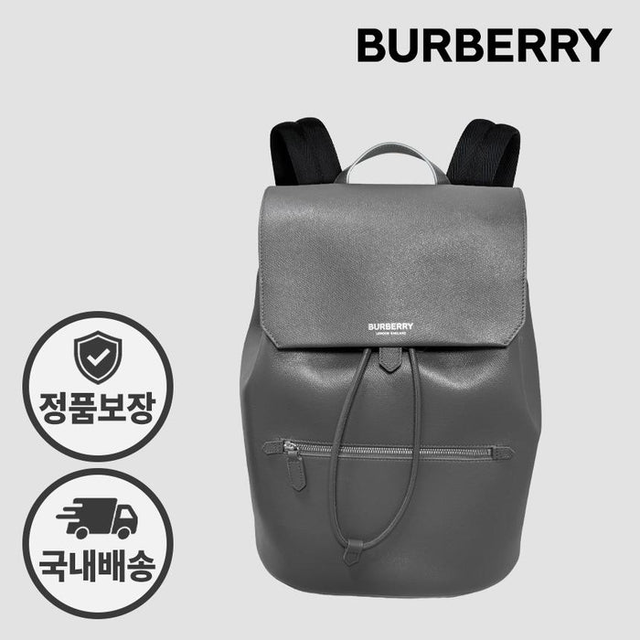 BURBERRY Soft Gray Backpack Unisex Bag 81146821