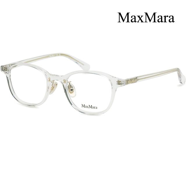 Max Mara Transparent Acetate Square Eyeglass Frames Asian Fit MM5089D 026