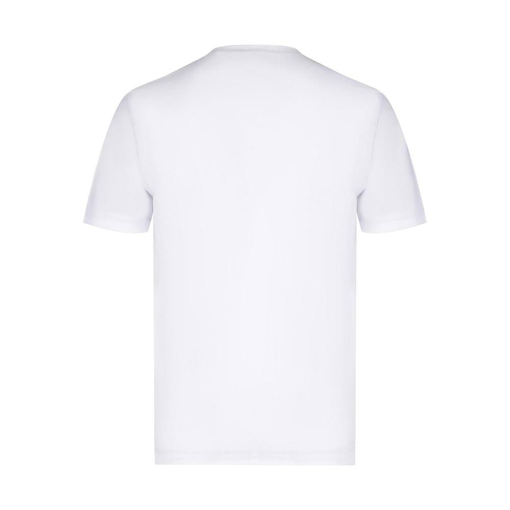 DIESEL Oval D Logo Men’s Short Sleeve T-Shirt White Cotton