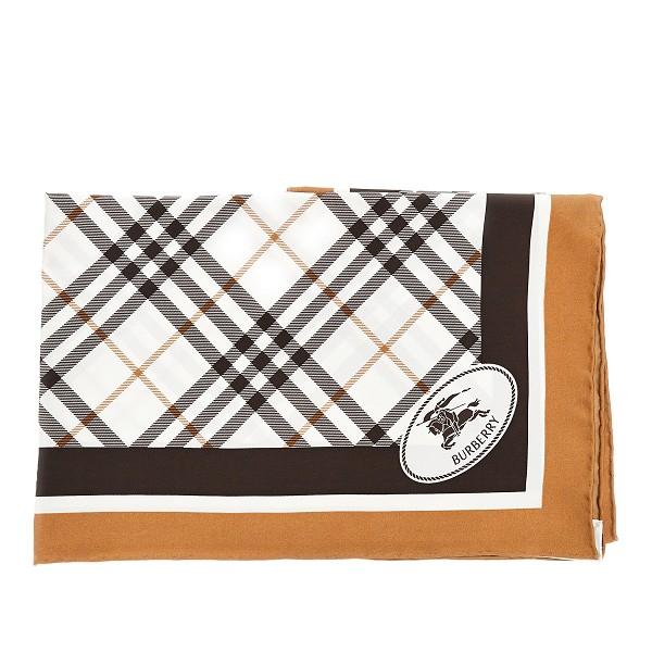 BURBERRY Wool Cashmere Check Scarf