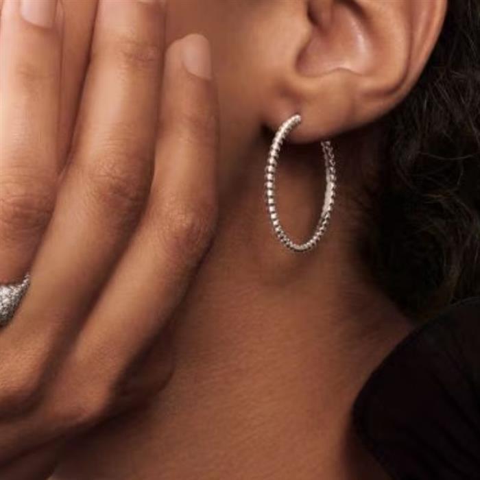 Van Cleef & Arpels Perlée Gold Bead Hoop Earrings VCARN9PM00