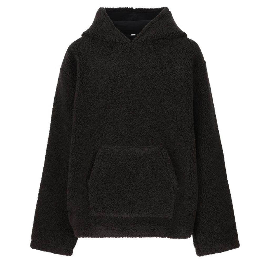 BURBERRY Women’s Fleece Hoodie with Back Logo Embroidery