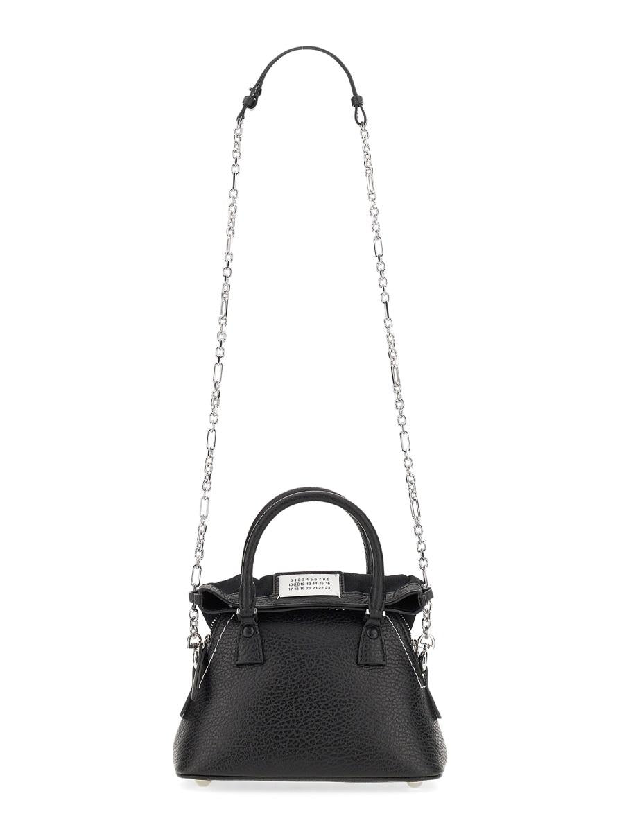 Maison Margiela Black Leather Shoulder Bag