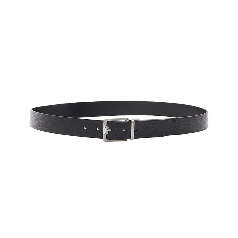 Emporio Armani Men’s Eagle Reversible Leather Belt Navy/Black