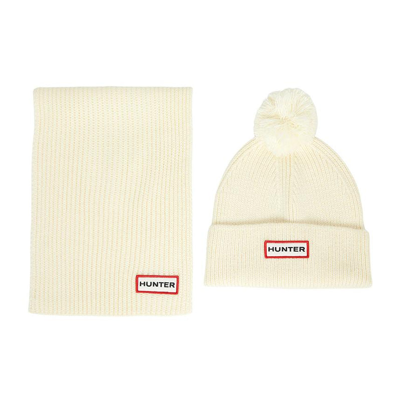 HUNTER Unisex Scarf and Beanie Set HXRU0029252 AW